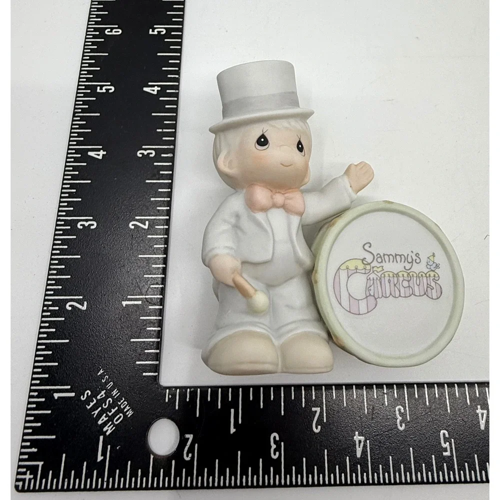 Precious Moments Collin Sammys Circus Drum Boy Figurine 529214 1993 Enesco Box